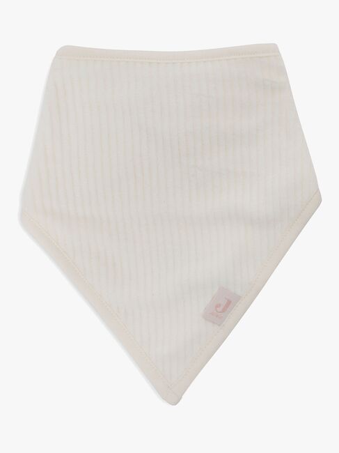 Jollein Velvet Rib Bandana Tøysmekker 2-Pakk, Wild Rose/Ivory