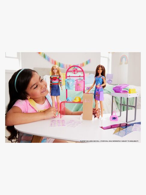 Barbie Lekesett med Dukke Make & Sell Boutique