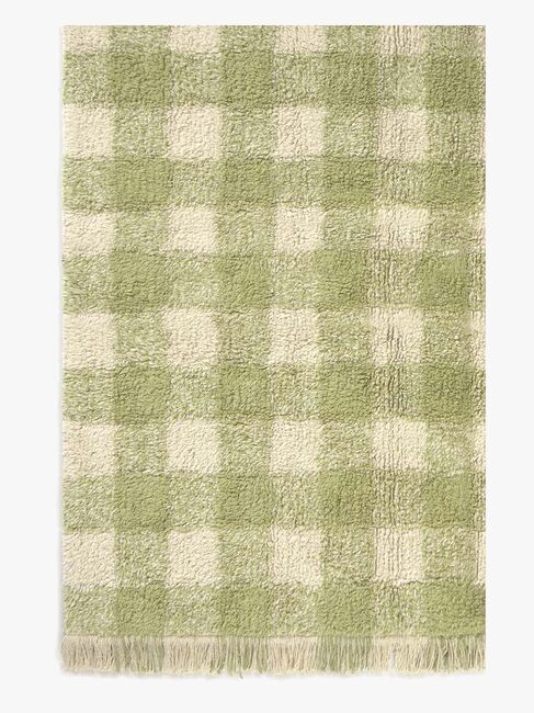 LorenaCanals Vaskbar Vichy Gulvteppe 90x120 cm, Matcha