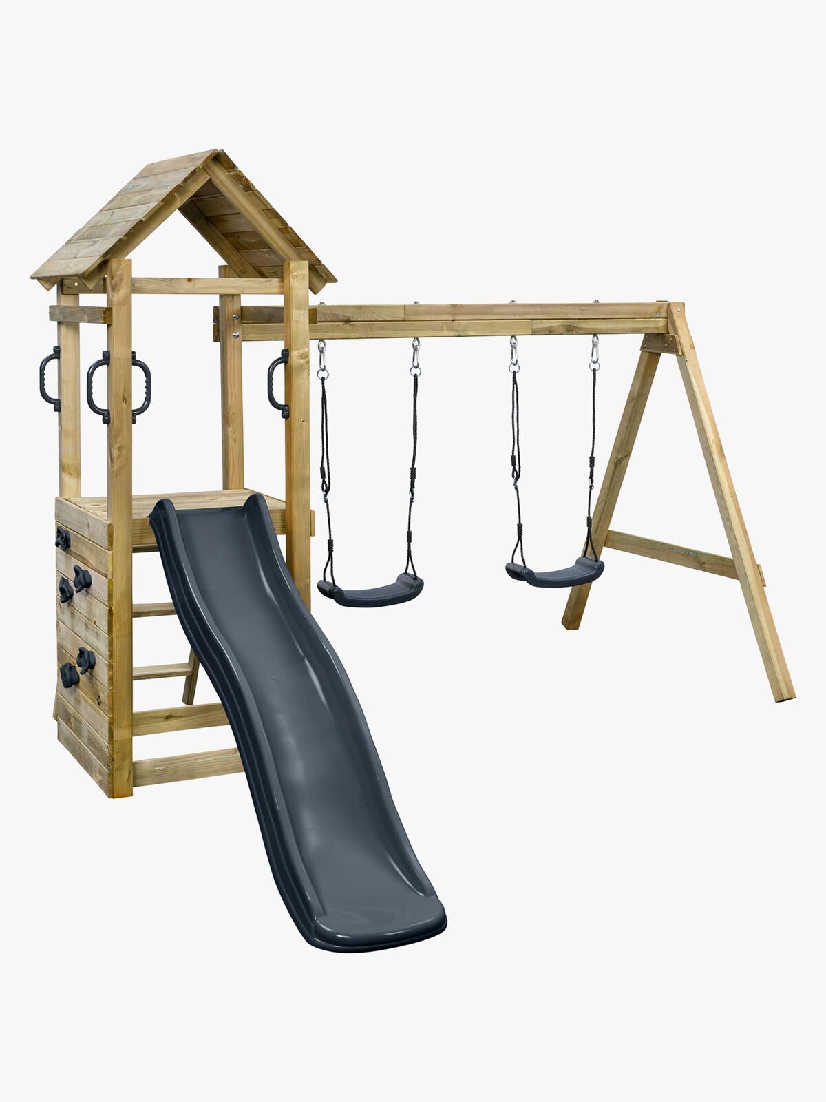 Swing King Maria Lekestativ med Grå Sklie