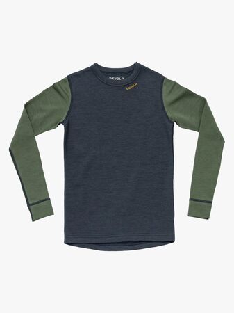 Devold Expedition Merino Undertrøye Jr, Night/Forest