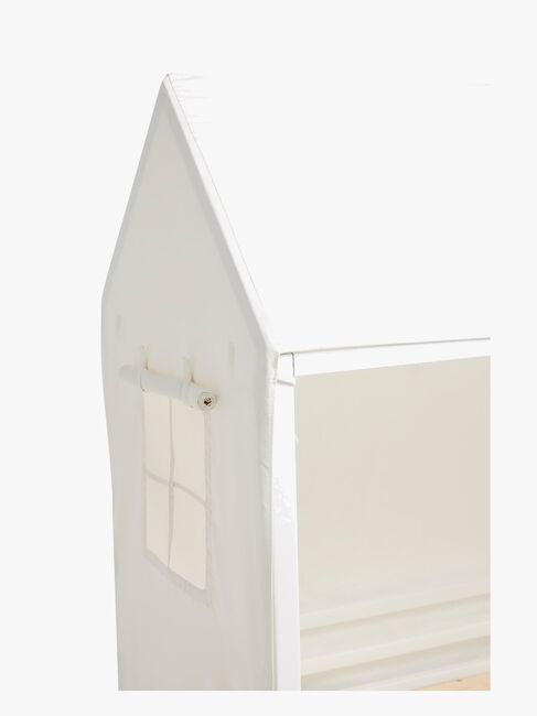 Minitude Nordic Jax Husseng 70x140 + Sengehimmel, Hvit