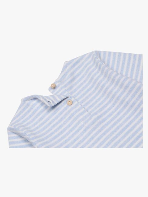 Luca & Lola Natale Jumpsuit, Blue Stripes