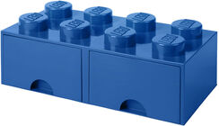 LEGO Oppbevaringsboks med Skuff 8, Blå