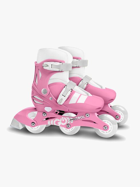 Stamp Skids Control Justerbar 2-i-1 Inlines Størrelse 27-30, Rosa/Grå