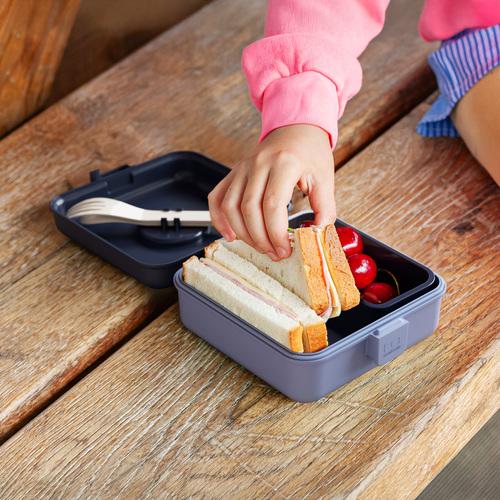 Monbento Snacky Bento Matboks, Blue infinity