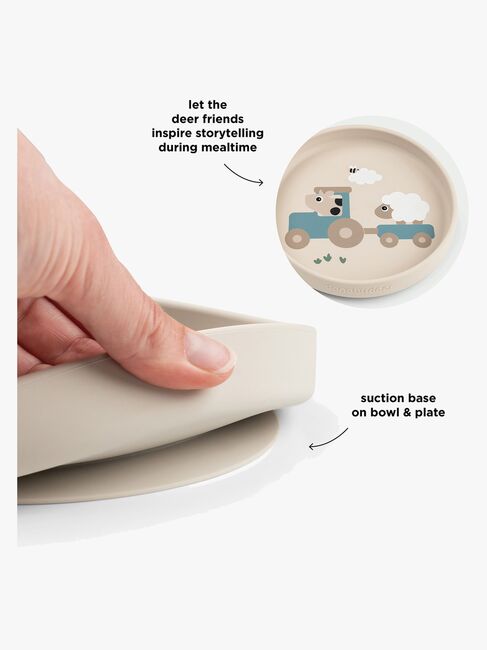 Done By Deer Tiny Farm Silikon Matsett Stick & Stay, Sand