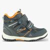 Leaf Kasuri WP Mid Sneakers, Navy/Orange