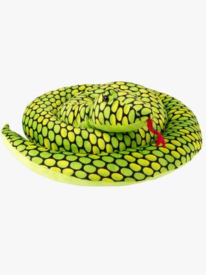 Teddykompaniet Kosedyr Slange 200 cm, Grønn