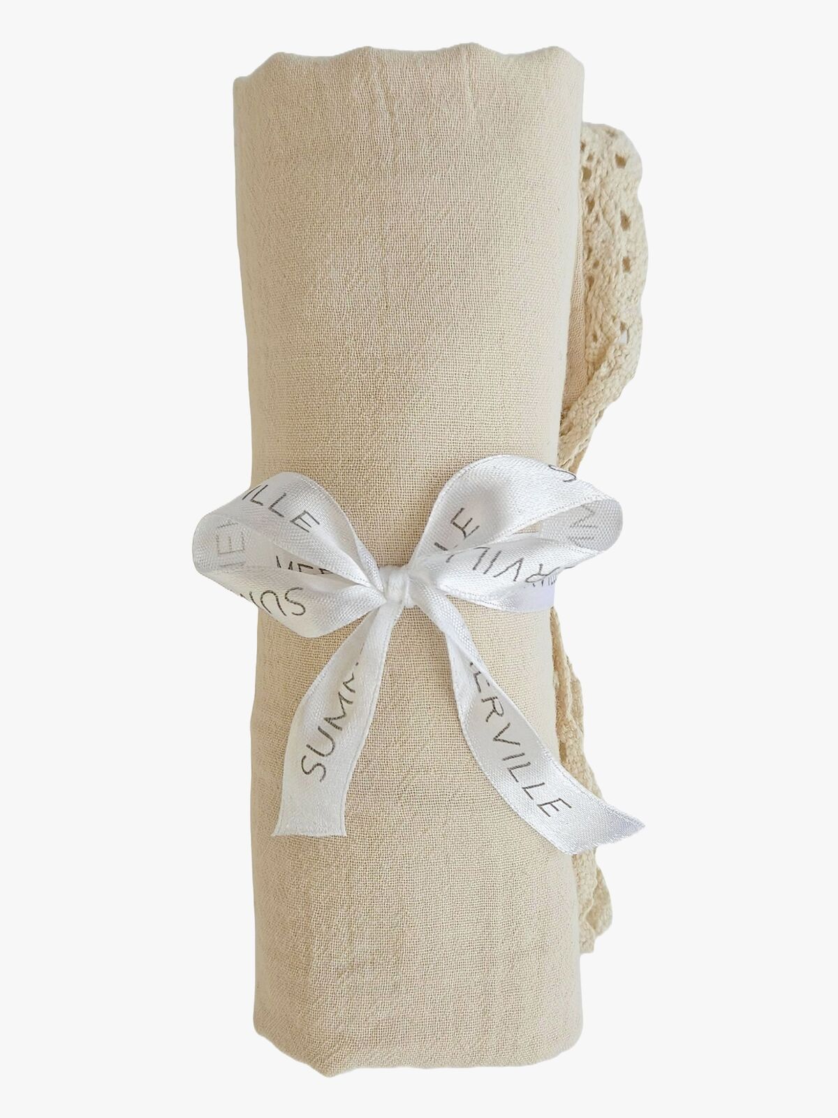 Summerville  Rynket Teppe Lace, Sandshell