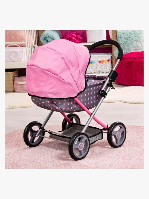 Bayer Design Dukkevogn Cosy, Grå/Rosa