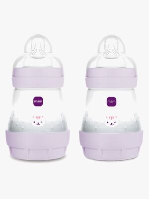 MAM Easy Start Tåteflaske Anti-kolikk 160 ml 2-Pakk, Rosa