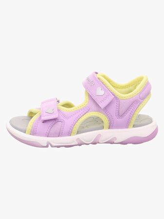 Superfit Pebbles Sandaler, Purple/Yellow