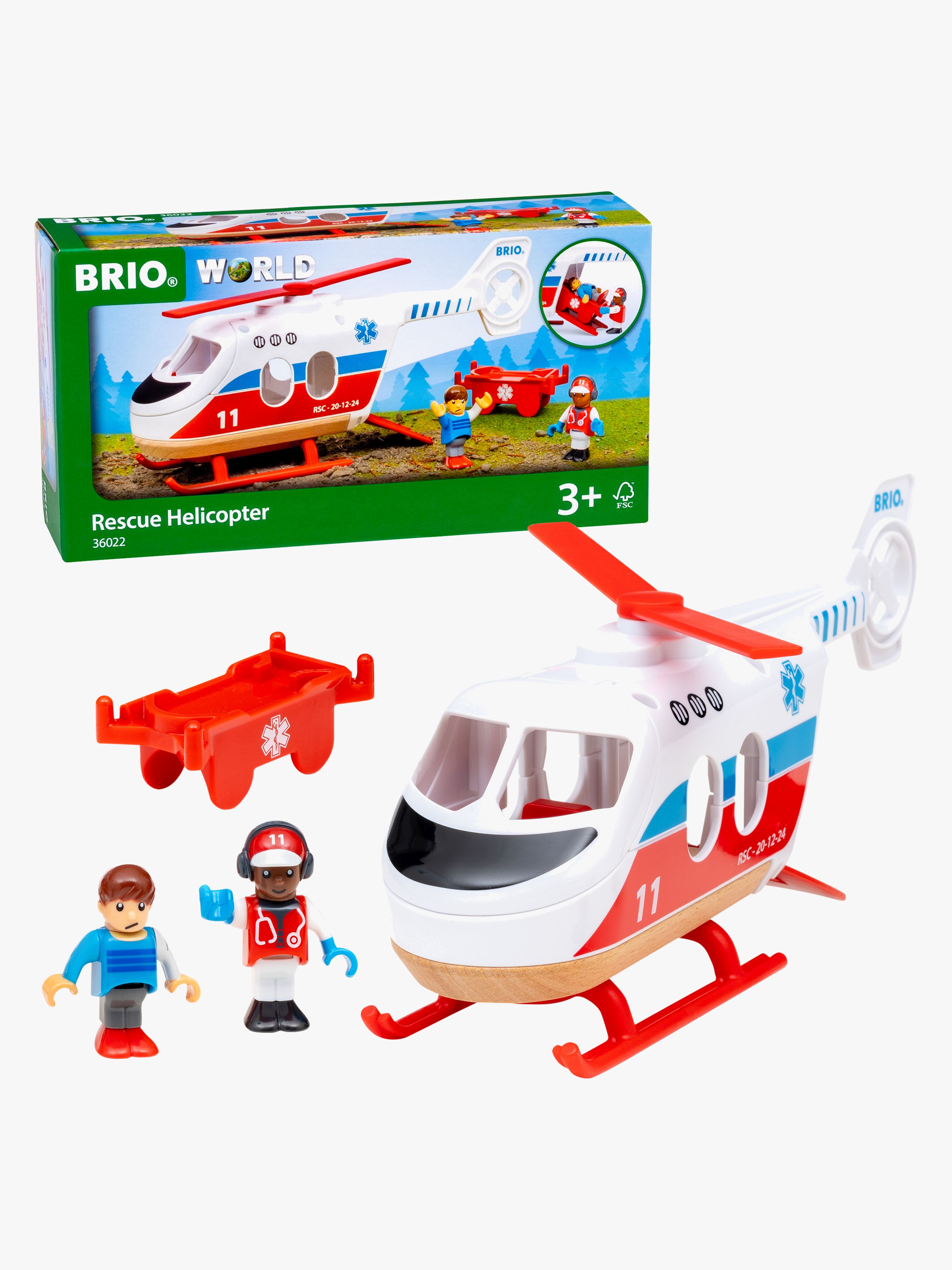 BRIO World 36022 Redningshelikopter - Fly & Helikopter - Tre