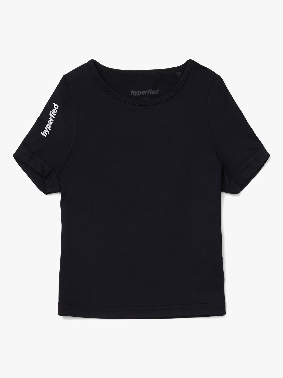 Hyperfied Short Sleeve Logo Top, Anthracite