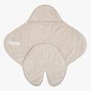 Baby's Only Hooded Baby Teppe med Føtter Cozy, Warm Linen