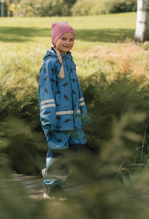 Lindberg Vattholma Regnsett, Blå/Svart