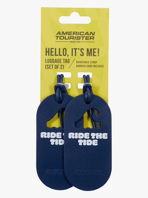 American Tourister Fun Tags Bagasjemerke 2-Pakk, Ride The Tide