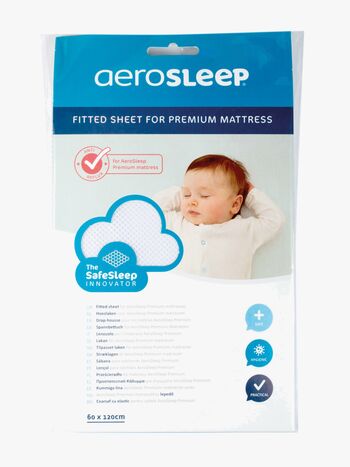 Aerosleep Dra-på-laken PREMIUM Hvit, 60x12