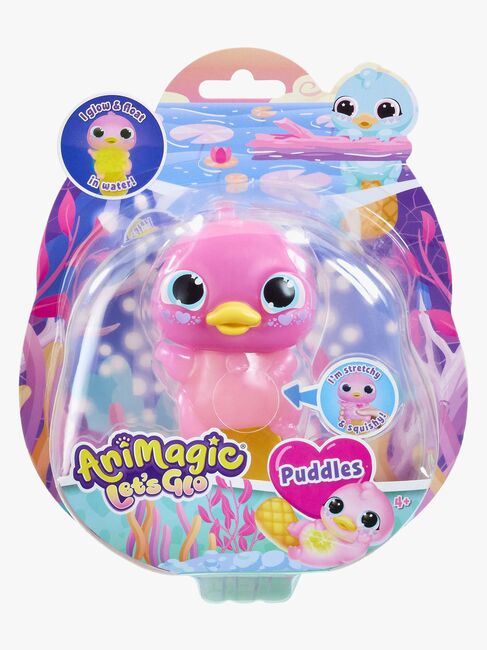 Animagic Let's Glo Platypus Figur, Rosa