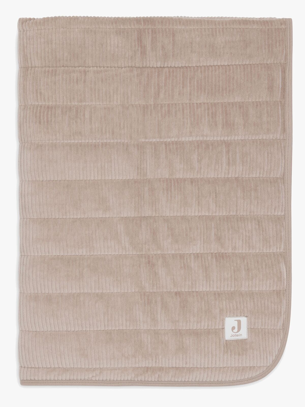 Jollein Teppe 75x100 cm Velvet Rib, Milky Coffee
