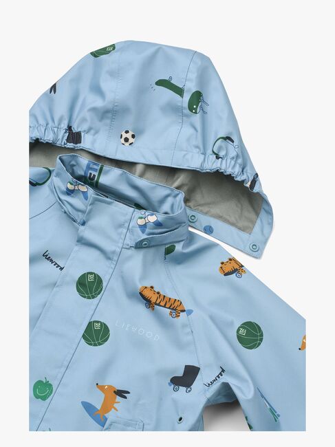 LIEWOOD Pedia Regnsett, Fun/Beach Blue