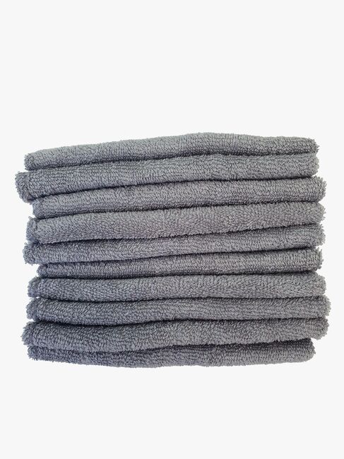 Summerville Organic Vaskekluter 10-Pakk, Grå