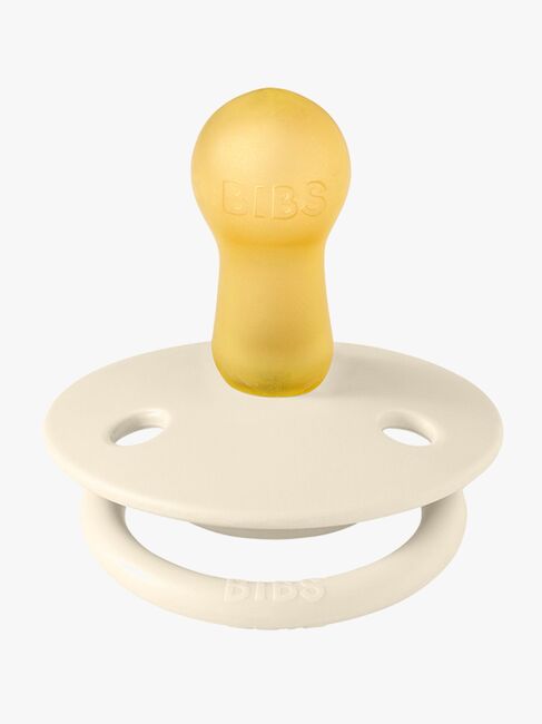 BIBS Smokk De Lux 2-pack Silicone, Ivory/Blush