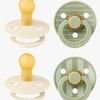 BIBS Studio Colour Smokk 4-Pakk Lateks Str 1, Pin Ivory Vanilla/Pin Sage