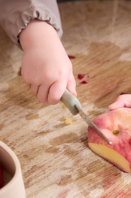 FILIBABBA Knivsett for Barn 2-Pakk, Powder Blue/Green