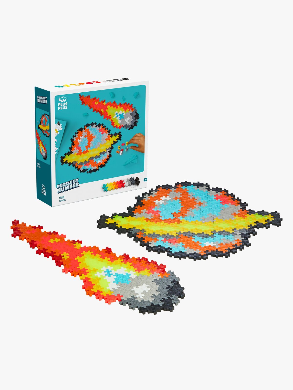 Plus-Plus Puzzle By Number Verdensrommet 500 Deler