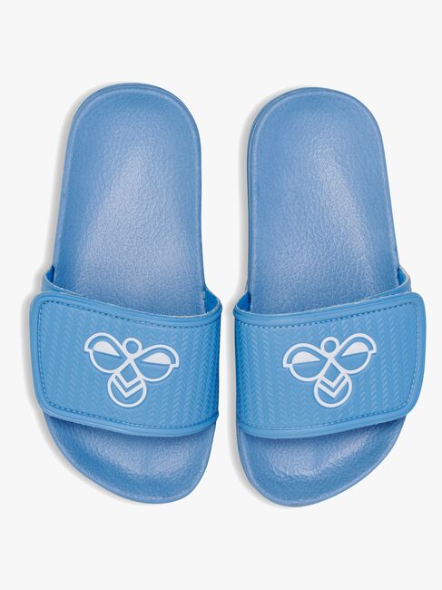 Hummel Pool Slide Vc Jr Slippers, Lichen Blue