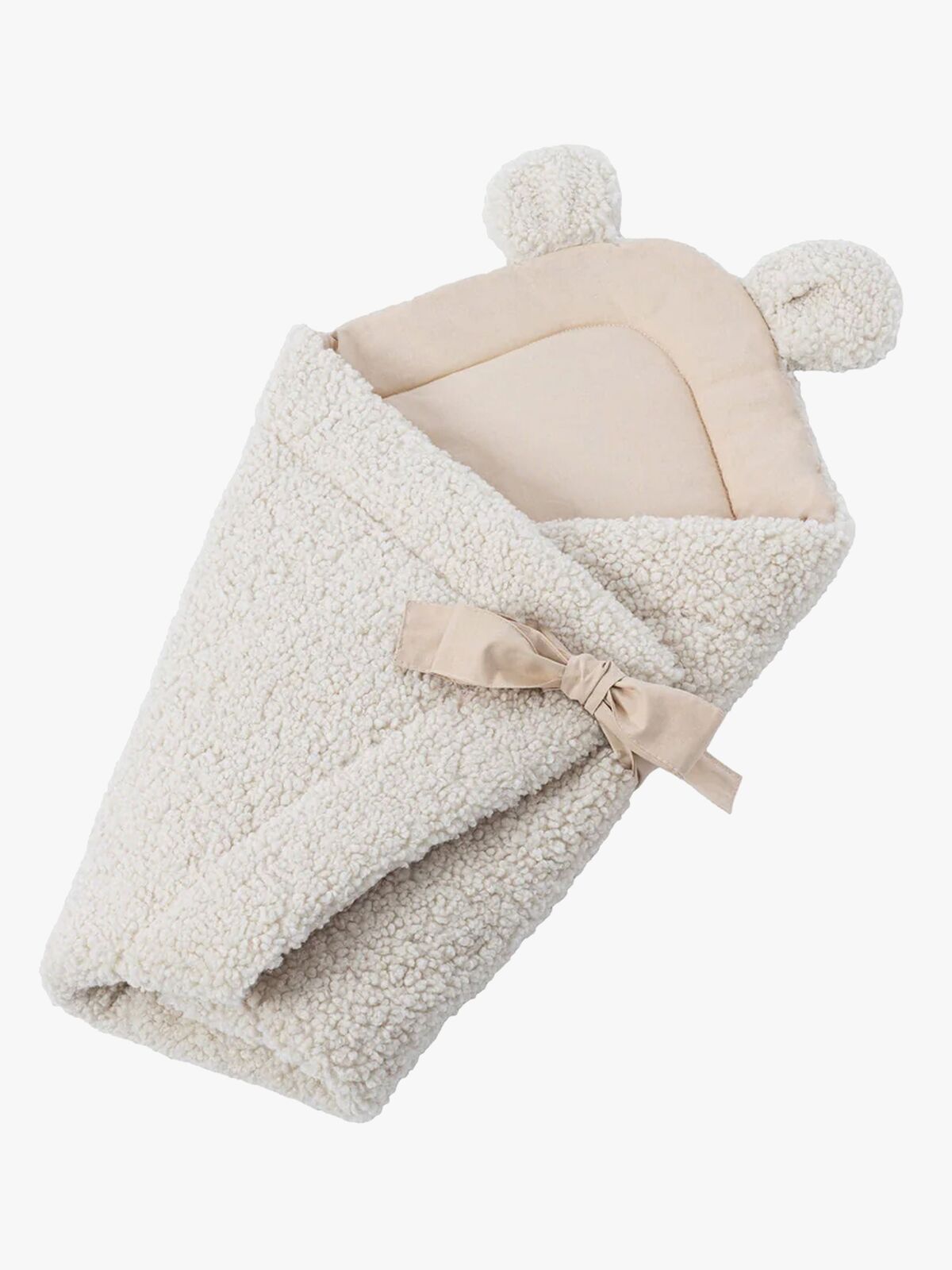 MeowBaby Bearly Svøpeteppe, Cream