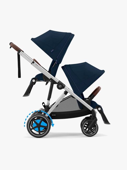 Cybex e-GAZELLE S Sportsvogn, Ocean Blue/Silver