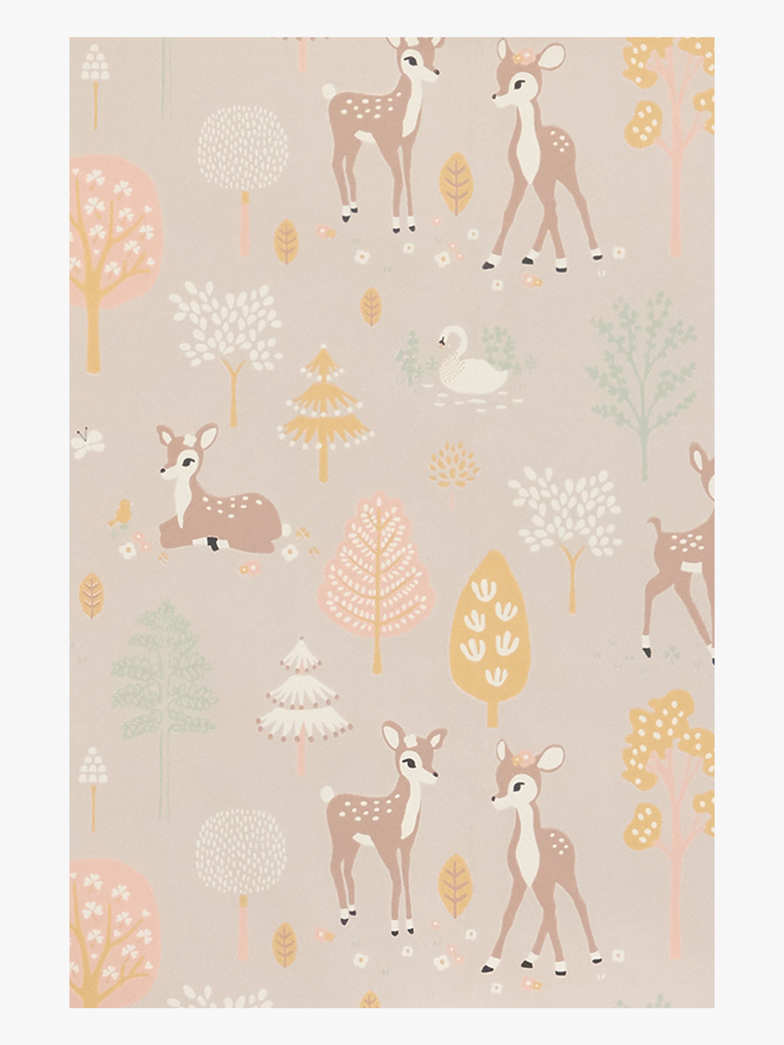 Majvillan Tapet Golden Woods, Dusty Lilac - På Veggen