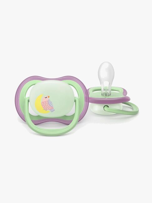 Philips Avent Ultra Air Smokk Natt 6-18m 2-Pakk, Rosa/Lysegrønn