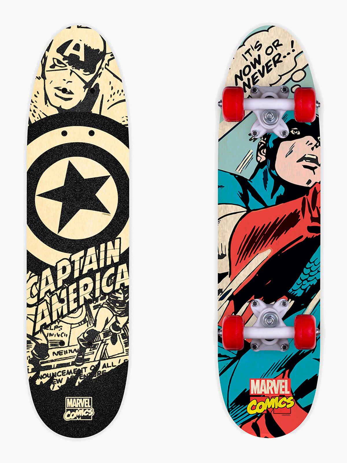 Marvel Captain America Wooden Skateboard