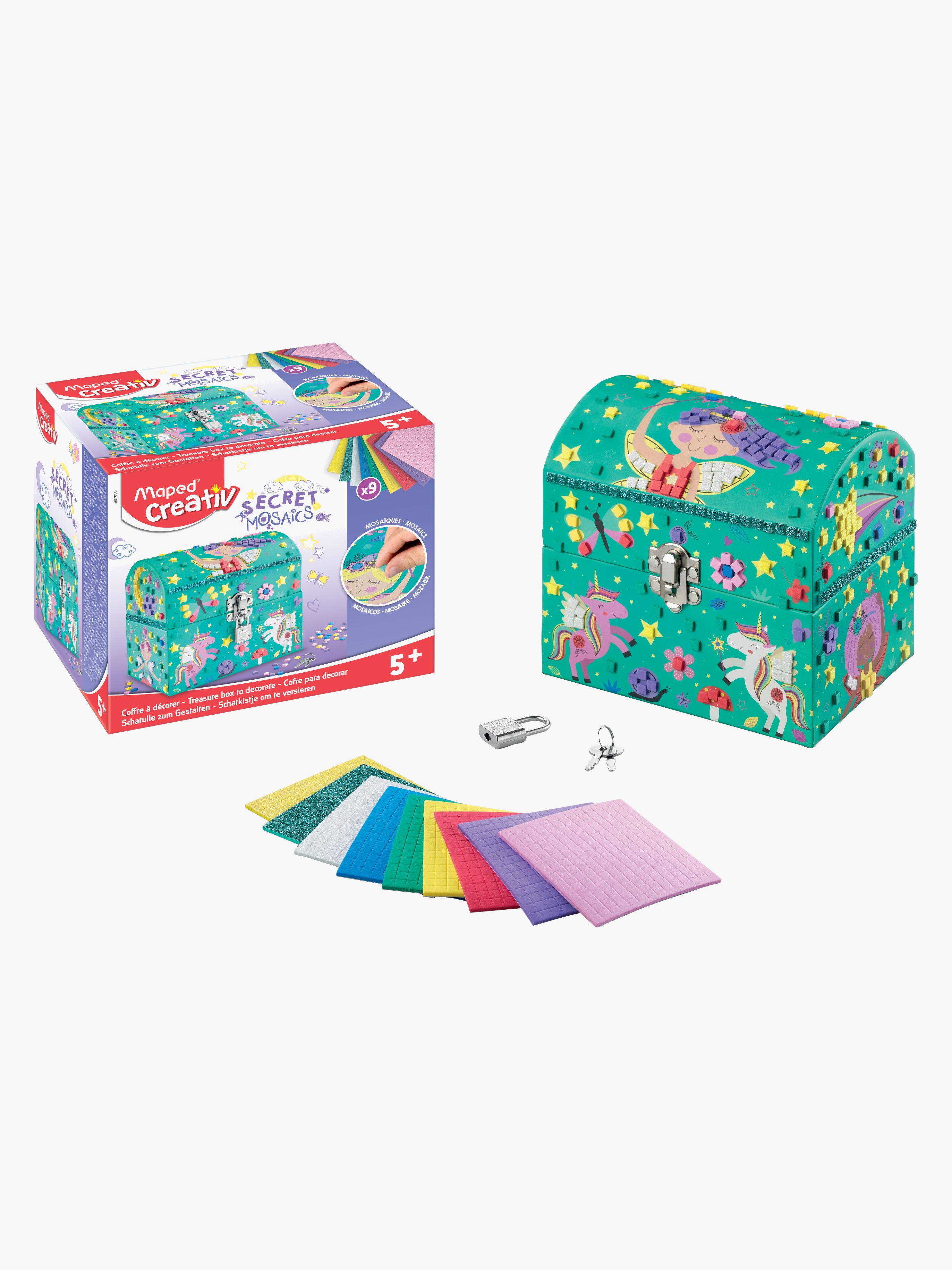 Maped Creativ Smykkeskrin Secret Mosaics - DIY & Hobbysett