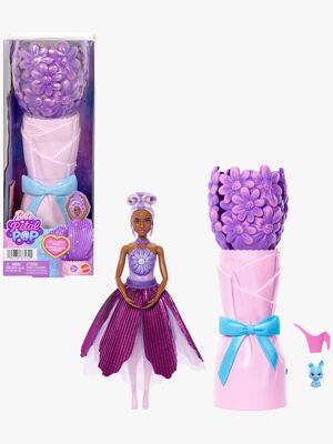 Barbie Petal Pop Flower Surprise Dukke Prestekrage, Lilla