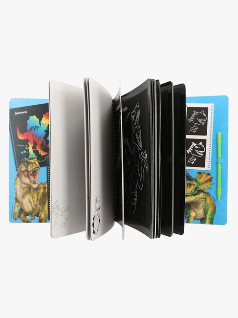 Dino World Magic Scratch Book