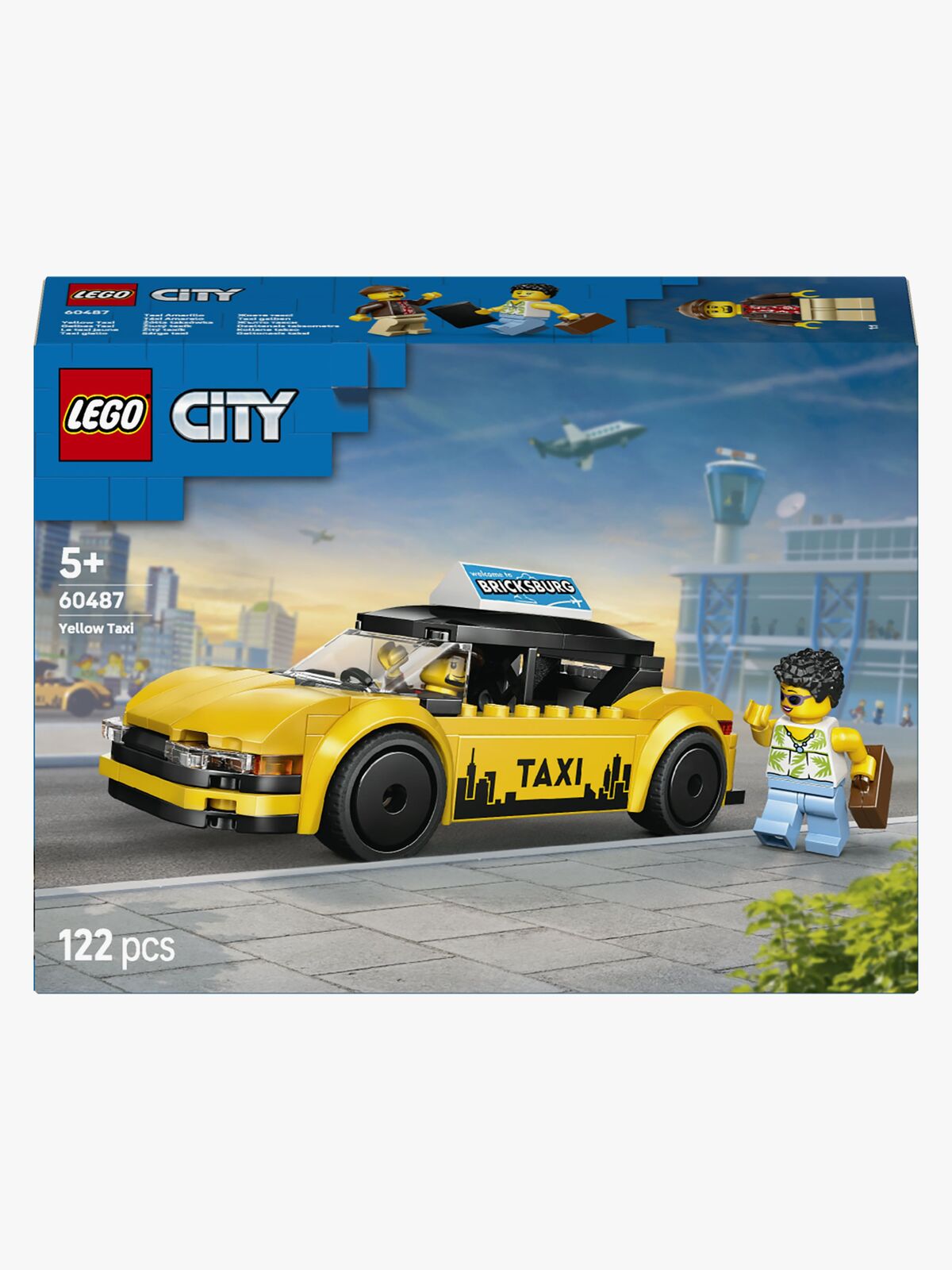 LEGO City 60487 Gul taxi