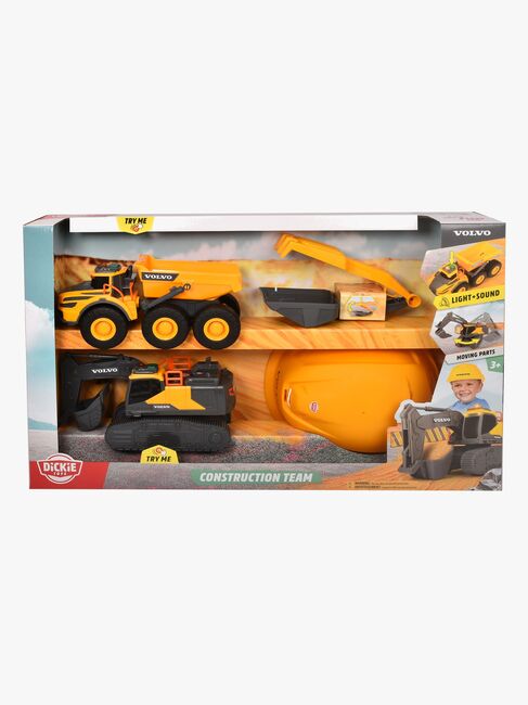 Dickie Toys Volvo Construction Lekesett