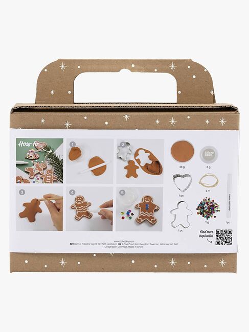 Creativ Company DIY Hobbysett Lufttørkende Leire Pepperkakefigurer