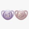NUK First Choice Classic Smokk 2-Pakk Str 3, Monkey/Kangaroo