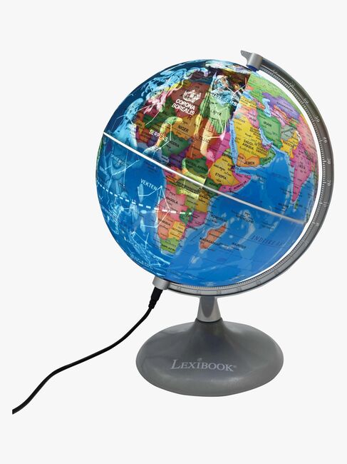 Lexibook Bordlampe Dag & Natt Globus Norsk