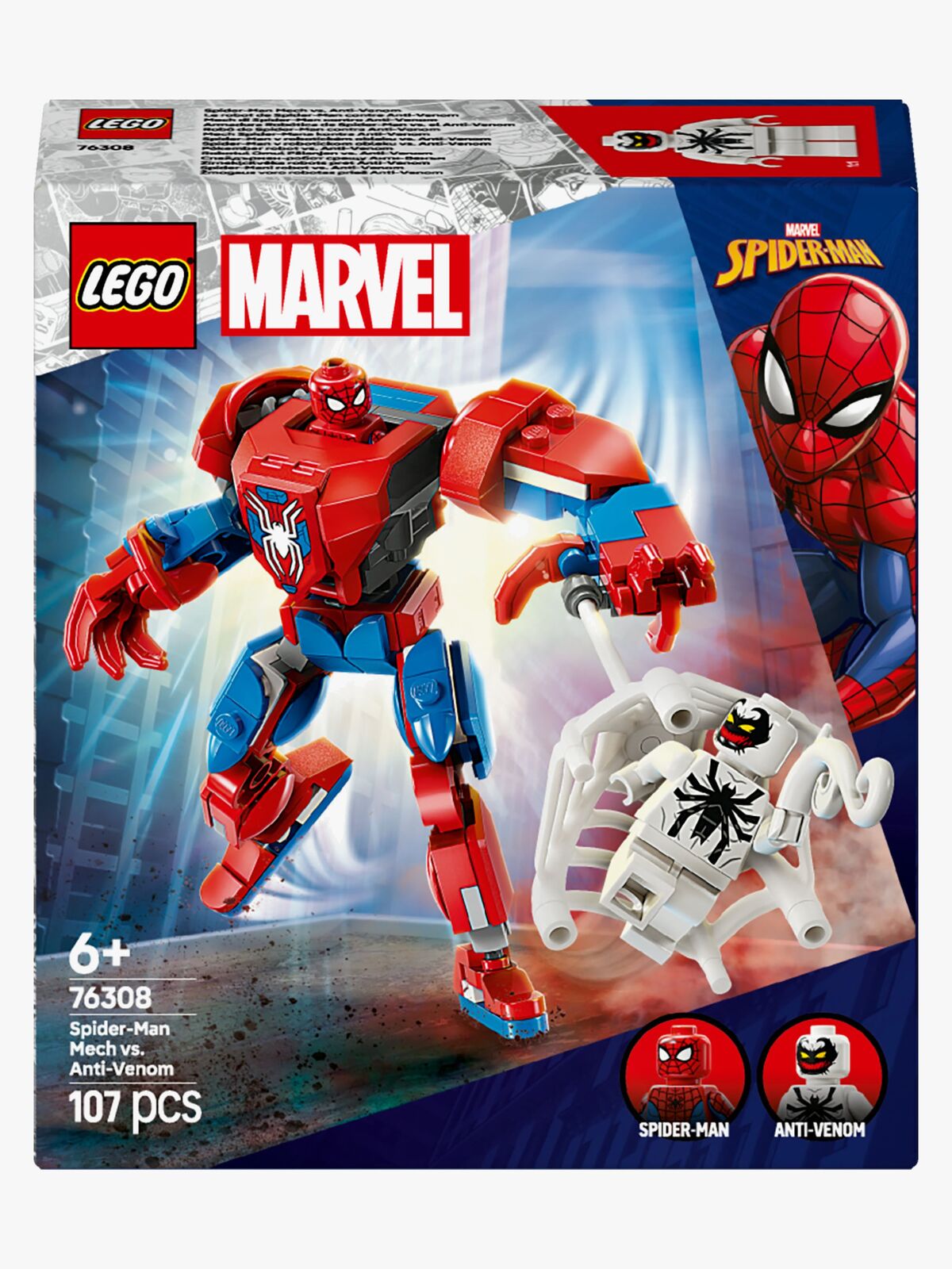 LEGO Super Heroes 76308 Spider-Man-robot mot Anti-Venom