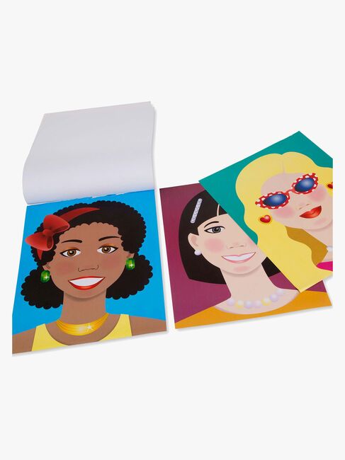 Melissa & Doug Make-a-Face Klistremerkebok