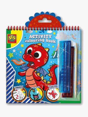 SES Creative Hobbybok Metallic Drage