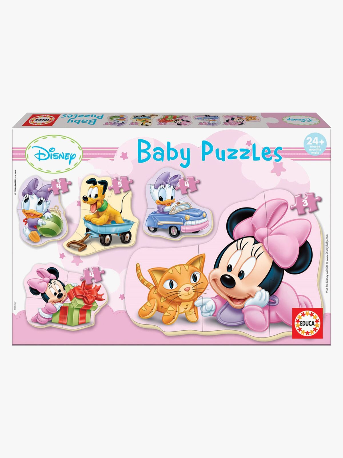 Educa Disney Minni Mus Puslespill 5-i-1