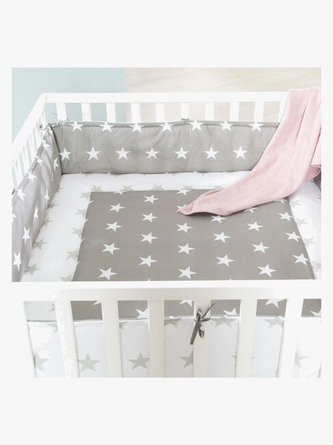 Roba Lekegrind med Hjul, Little Stars White